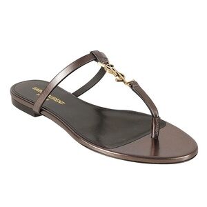 NWT Saint Laurent Cassandra thongs